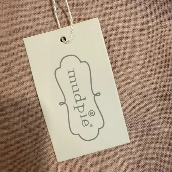 Mud Pie Nicolette Dress Blush Pink Tiered Sleeveless L NWT - Picture 6 of 10